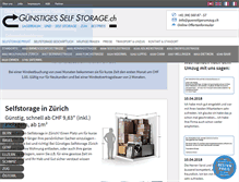 Tablet Screenshot of guenstigesselfstorage.ch